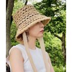 「ORIENT MILLINERY」 ストローハット FREE ナチュラル レディース