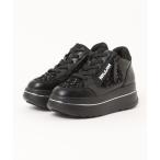 スニーカー 「MUUM」厚底ミッドカットスニーカー レディース