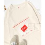 tシャツ Hanes（ヘインズ）ワッフルクルーネックロングスリーブTシャツ/パックT レディース レディース