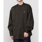 ショッピングバンド シャツ Gymphlex | バンドカラー長袖シャツ SOLID MEN メンズ