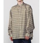 ショッピングローン シャツ Gymphlex | ポリエステルローン レギュラーカラーシャツ CHECK MEN メンズ