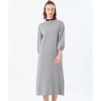 ショッピングミモレ丈 ワンピース 「25年秋冬モデル」Cleric Collar Knit サックワンピース