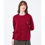 カーディガン バッキンガムベア コットンポンチカーデ レディース