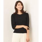 ショッピングリボン ニット セーター ビジュー＆リボン ニット レディース