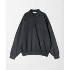 ポロシャツ 「OWNESS」 SNOW WASH スムース ニット ポロシャツ メンズ