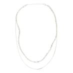 ネックレス SHIPS any: 2連 チェーン ネックレス レディース