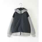 ブルゾン アウター 「親子コーデ」コンビブロックスジップパーカ（110~160cm） キッズ 子供服 男の子