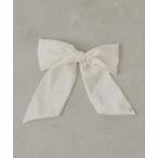 ヘアクリップ スタッズデザインBIGリボンバレッタ