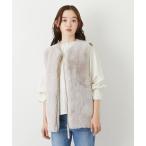 ショッピングチュニック コート アウター 「エコファーチュニックZIPベスト」 レディース