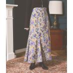 スカート アンティークフラワースカート　582115