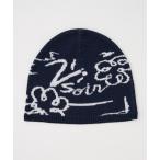 ニット帽 ニットキャップ JQ LOGO MOTIF CAP ジャガード ロゴモチーフ キャップ 秋服 冬服 レディース