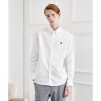 シャツ 「LIMITED」ワンポイント刺繍ボタンダウンシャツ メンズ