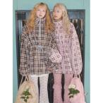 ブルゾン アウター 「WEB限定」ハーフジップチェックフリースプルオーバー レディース