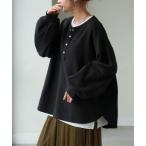 tシャツ ワッフルロンT レディース