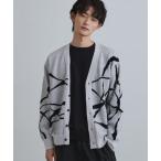  кардиган линия искусство вязаный кардиган мужской женский 