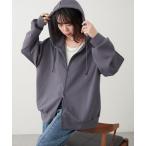 ショッピングforever パーカー コクーンZIPパーカー レディース