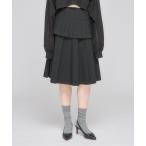 ショッピングmiddle スカート 「Nora Lily」「elle」Middle Length Pleated Skirt