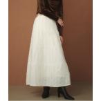 スカート エンブロイダリーシアーチュール