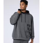  Parker [WEB ограничение ] картон боковой Logo широкий парка мужской 