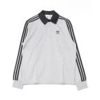tシャツ adidas アディダス U RUGBY POLO LS ロングスリーブ JY1399 MGREY/BLACK メンズ