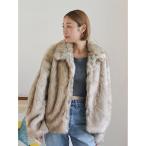 ダウンコート ダウンジャケット ボリュームデザインファーコート レディース