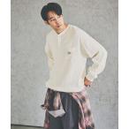 tシャツ ヘンリーネックワッフルTシャツ メンズ