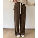 ショッピング裏起毛 パンツ 「選べる丈感」裏起毛コーデュロイワイドパンツ レディース