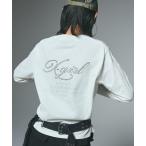 tシャツ RHINESTONE COMBINATION LOGO L/S TEE レディース メンズ