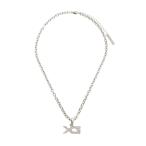 ネックレス XG EMBLEM RHINESTONE NECKLACE レディース
