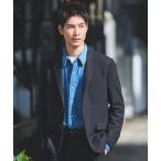 ジャケット テーラードジャケット ウォッシャブル ホームスパン ナロー ジャケット -ストレッチ- メンズ