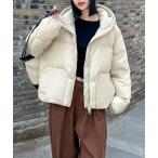ダウンコート ダウンジャケット シンプルショートダウン レディース