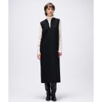 ワンピース 「マシンウォッシュ」キーネックジャンパースカート