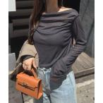 tシャツ 選べる2タイプシアートップス レディース