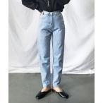 [me+em select] обработка Denim брюки SMALL голубой женский 