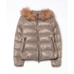 「DUVETICA」 ダウンジャケット 38 ベージュ レディース