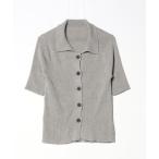 「select MOCA」 半袖ニット 