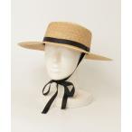 「BEAUTY&YOUTH UNITED ARROWS」 ストローハット FREE ベージュ レディース