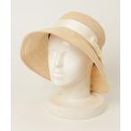 「MACKINTOSH PHILOSOPHY」 リボンストローハット - ベージュ レディース