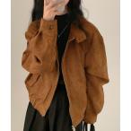 ブルゾン アウター スエードタッチオーバーサイズブルゾン レディース