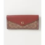 「COACH」 財布 フリ- ブラウン系その他 レディース