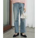 ショッピングストレート ジーンズ デニム デニムパンツ 小さいサイズ　すごく伸びるストレートデニム　低身長さん・小柄女性 レディース