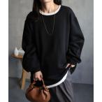  футболка тренировочный Layered способ обратная сторона ворсистый Big футболка / тянуть over женский 