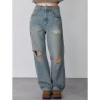 ショッピングダメージ ジーンズ デニム デニムパンツ グリンプスダメージデニム レディース
