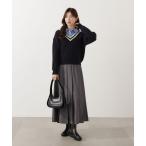 ショッピングミモレ丈 スカート 「青島心さん着用」プリーテッドスカート / 1215220002