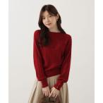 ショッピングドレッシング ニット セーター 「ハンドウォッシャブル」袖釦ミニケーブルニット / 1215270905 レディース