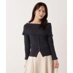 ニット セーター ポイントフェザーオフショルニット / 1215275001 レディース