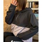 マウンテンパーカー ウインドブレーカー 暖か裏トリコット 撥水＆UVカット マウンテンパーカー 配色切替フード ブルゾン レディース