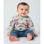 ショッピングロンパース ベビー服 ロンパース ディズニー カラフル総柄ロンパース 0905B