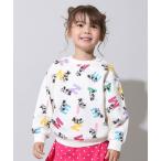 ショッピングベビードール トレーナー  親子お揃い ディズニー カラフル総柄トレーナー 0906K キッズ 子供服 男の子 女の子