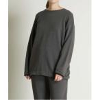 ショッピングウール ルームウェア 部屋着 キッドブルー -２５裏毛ココウール -長袖トップス -KUCN525 -kidblue レディース